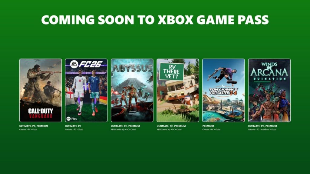 Xbox Game Pass juni 2026